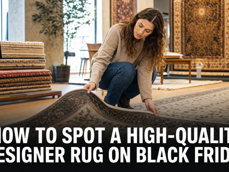 How to Spot a High-Quality Designer Rug on Black Friday