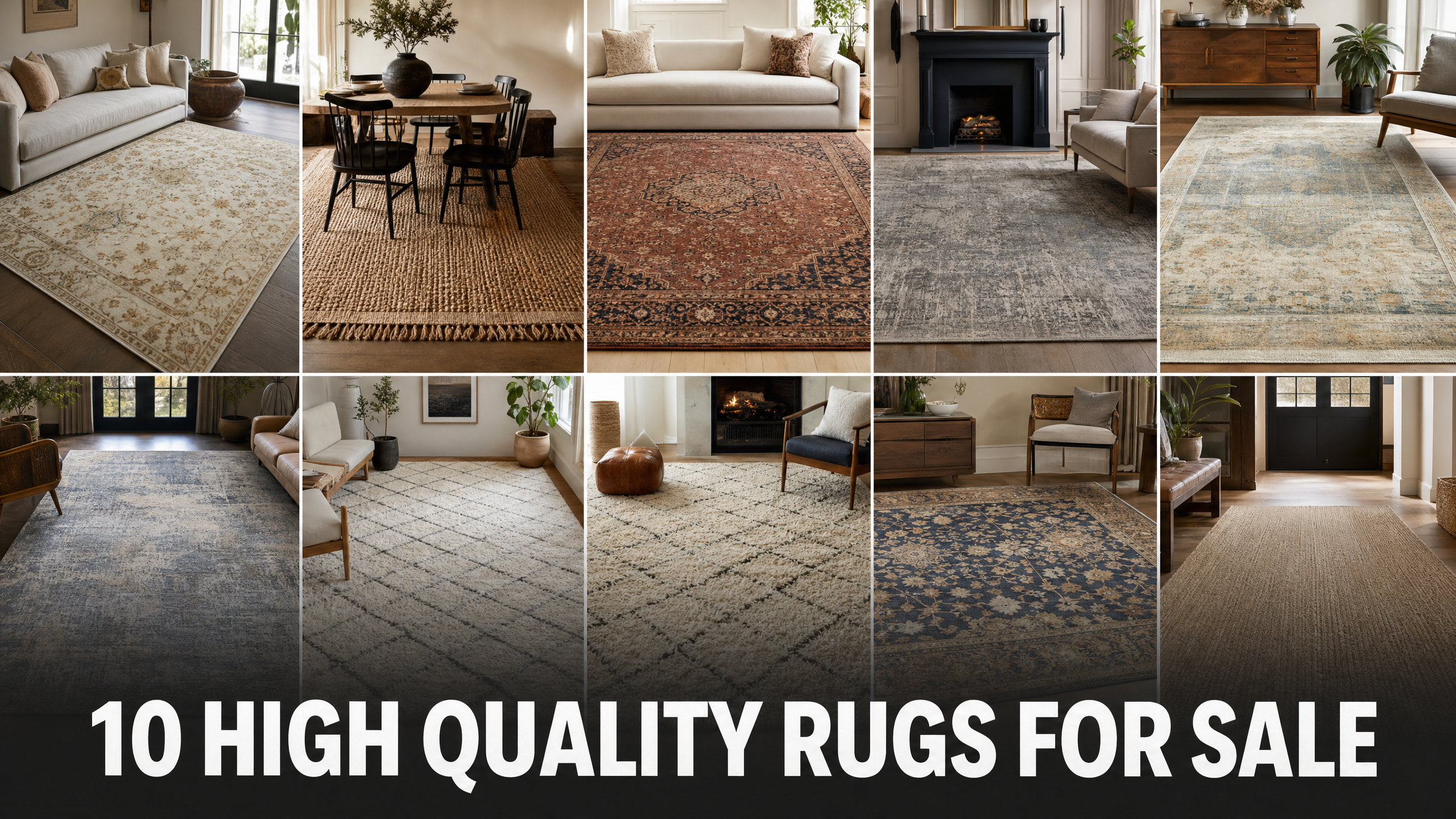 10 High Quality Rugs for Sale
