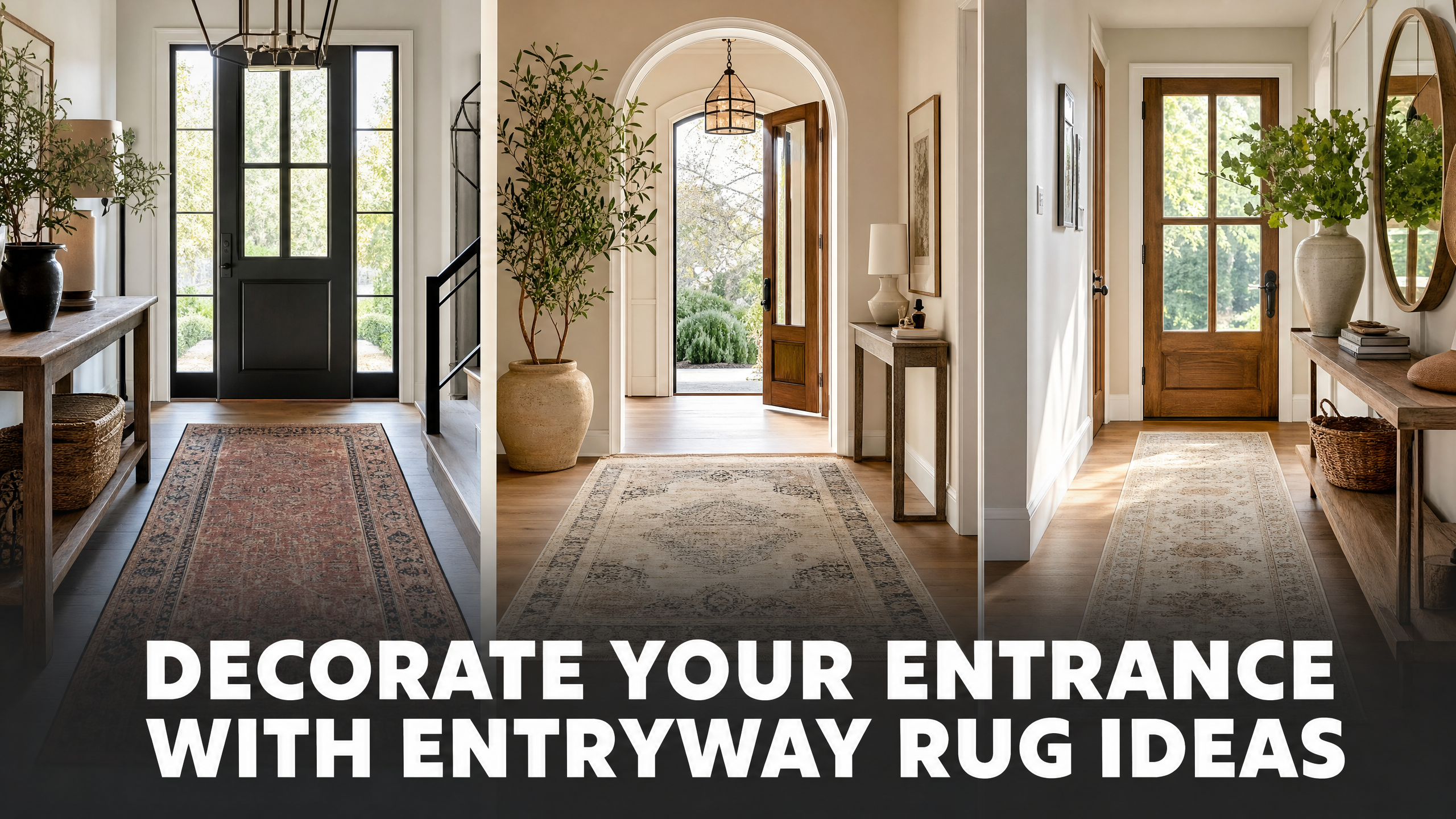 Decorate Your Entrance With Entryway Rug Ideas