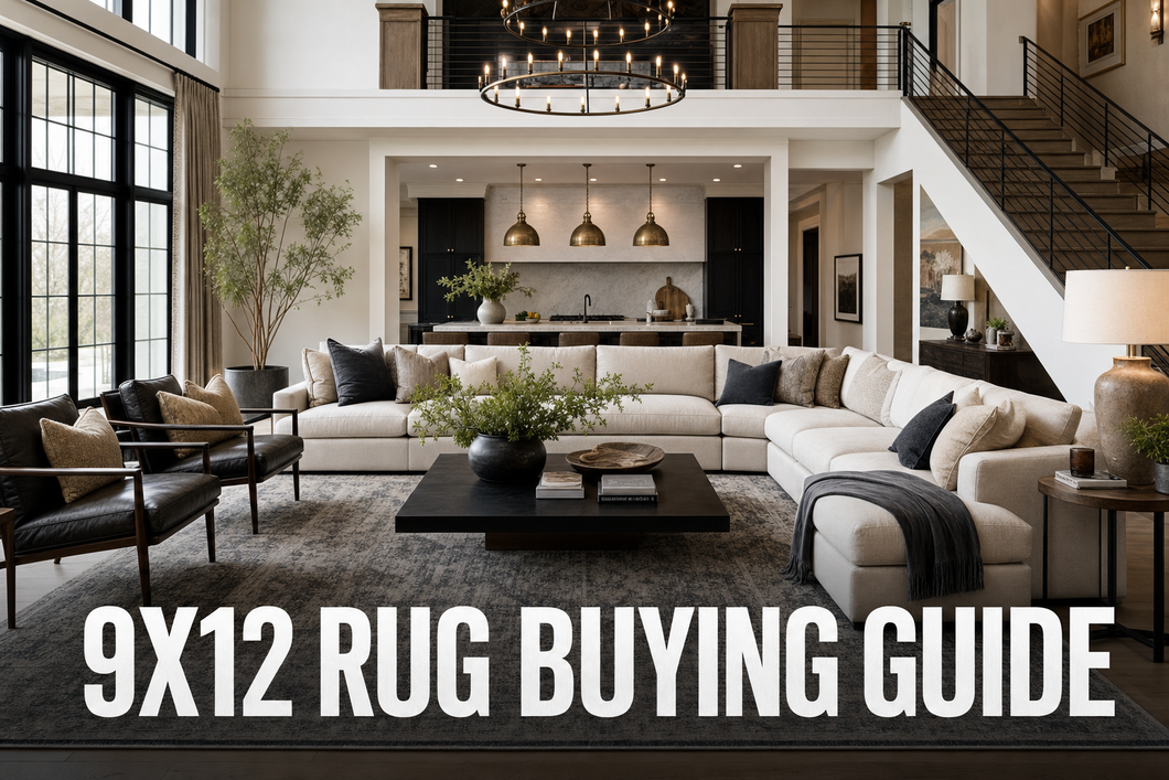 9x12 Rug Size Guide: Living Room, Dining Room & King Bed | RugKnots