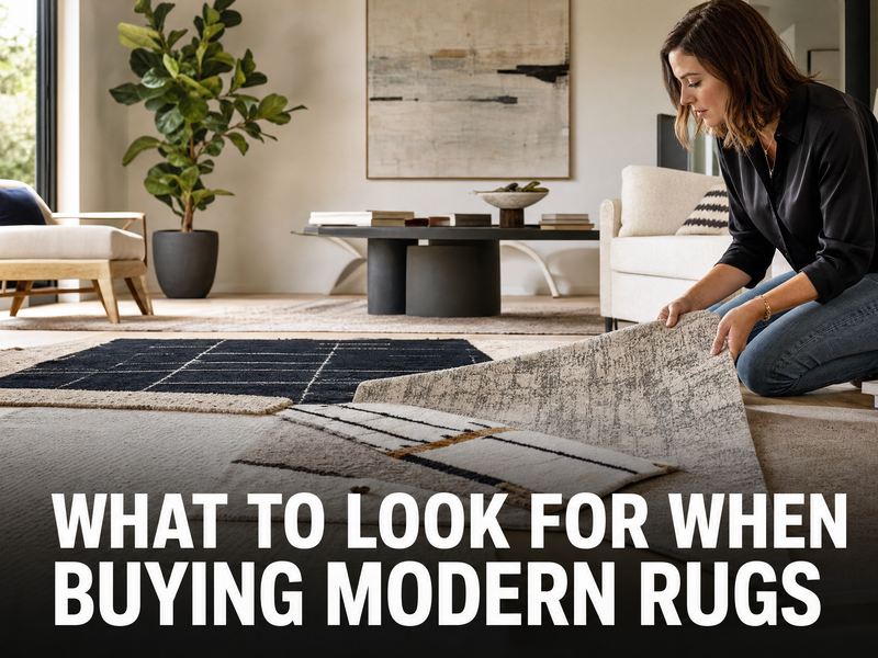 What to Look for When Buying Modern Rugs