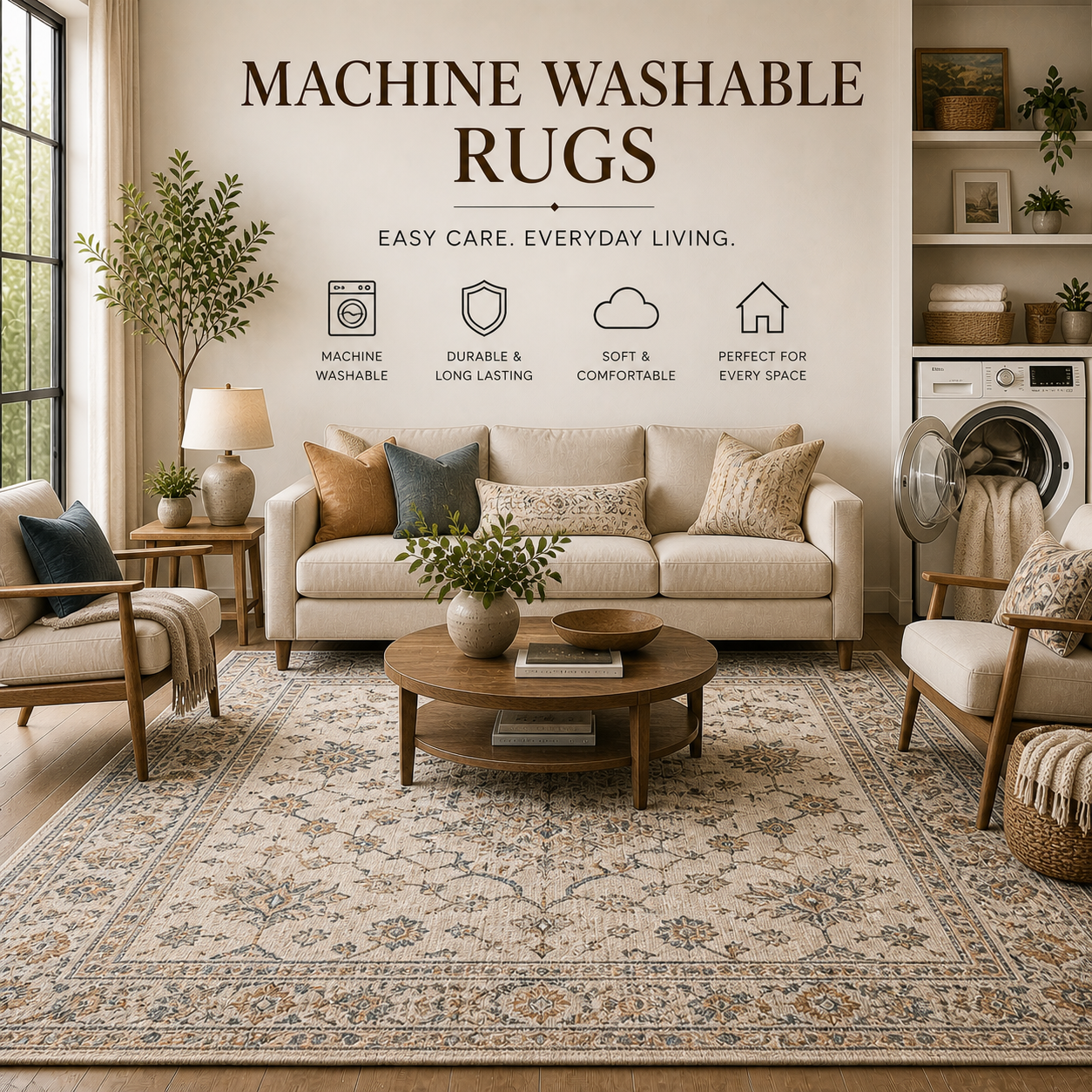 Machine Washable Rugs