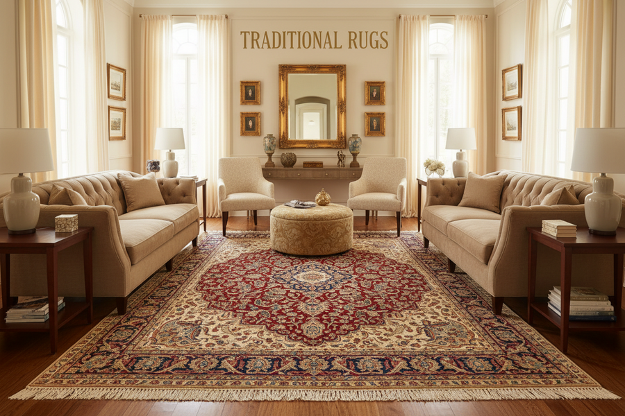 Traditional & Persian Vintage Area Rugs