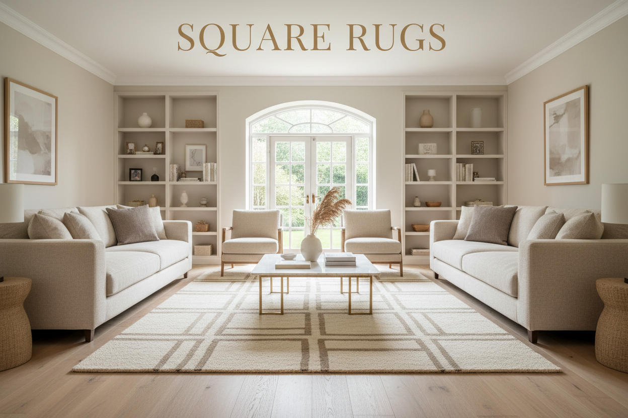 Square Rugs — Free Shipping | RugKnots