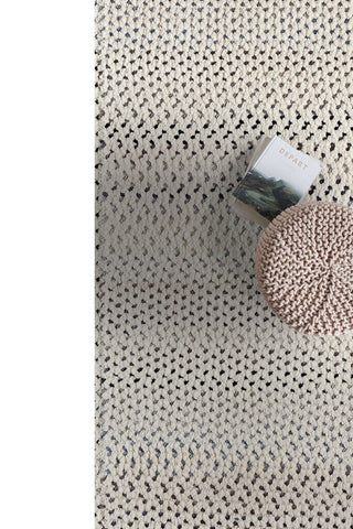 Dramatic Static Foggy Day Area Rug