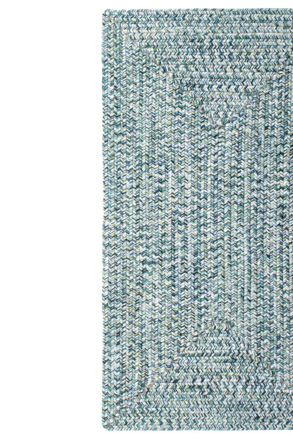 Sea Glass Ocean Blue Area Rug