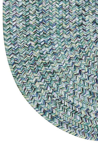 Sea Glass Ocean Blue Area Rug