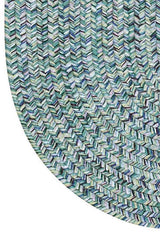 Sea Glass Ocean Blue Area Rug