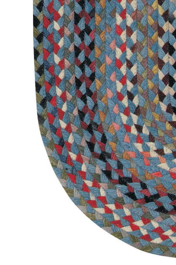 Plymouth Colony Blue Area Rug