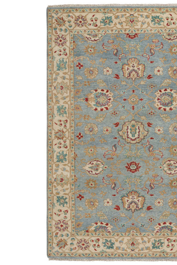 Ashia Azure Ivory Area Rug