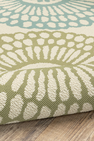 100% Polypropylene Vintage  Indoor/Outdoor Area Rug