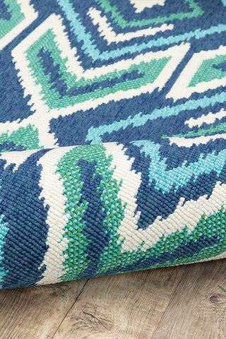 100% Polypropylene Vintage  Indoor/Outdoor Area Rug