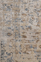 Carrara Beige Blue Area Rug