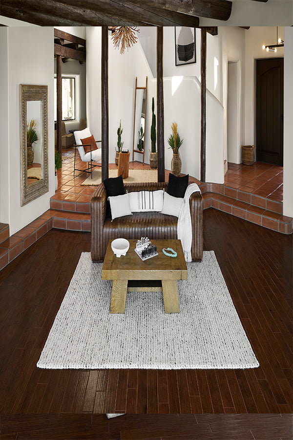 80% Wool 20% Viscose Rectangle Indoor Area Rug