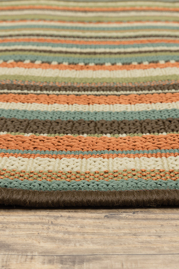 100% Polypropylene Vintage  Indoor/Outdoor Area Rug