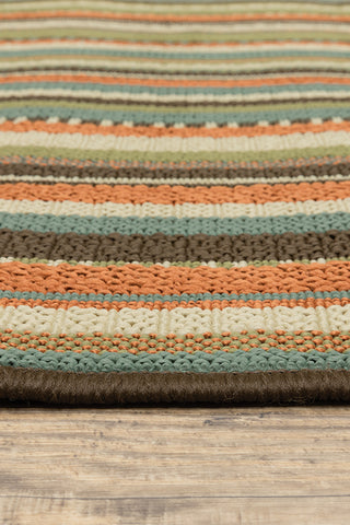 100% Polypropylene Vintage  Indoor/Outdoor Area Rug