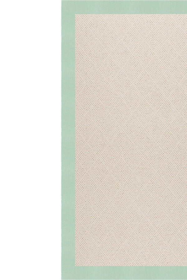 Creative Concepts-White Wicker Canvas Spa Blue Area Rug