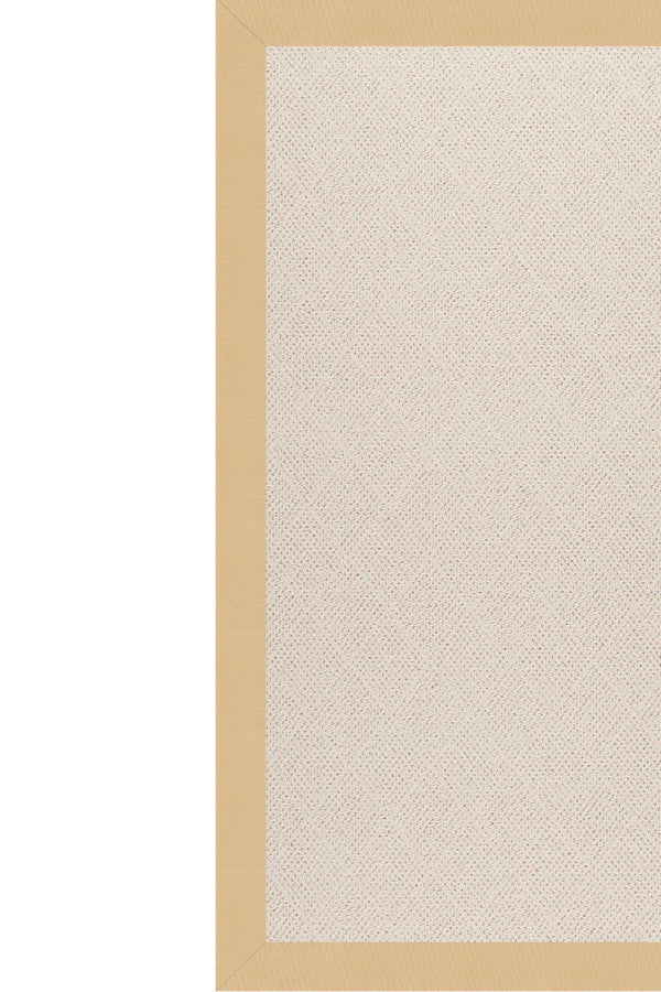 Creative Concepts-White Wicker Canvas Antique Beige Area Rug