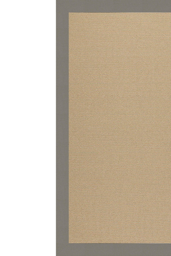Creative Concepts-Sisal Canvas Charcoal Area Rug
