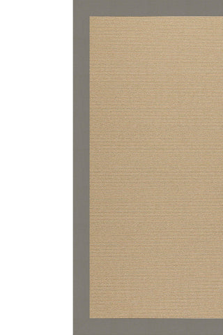 Creative Concepts-Sisal Canvas Charcoal Area Rug