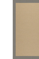 Creative Concepts-Sisal Canvas Charcoal Area Rug