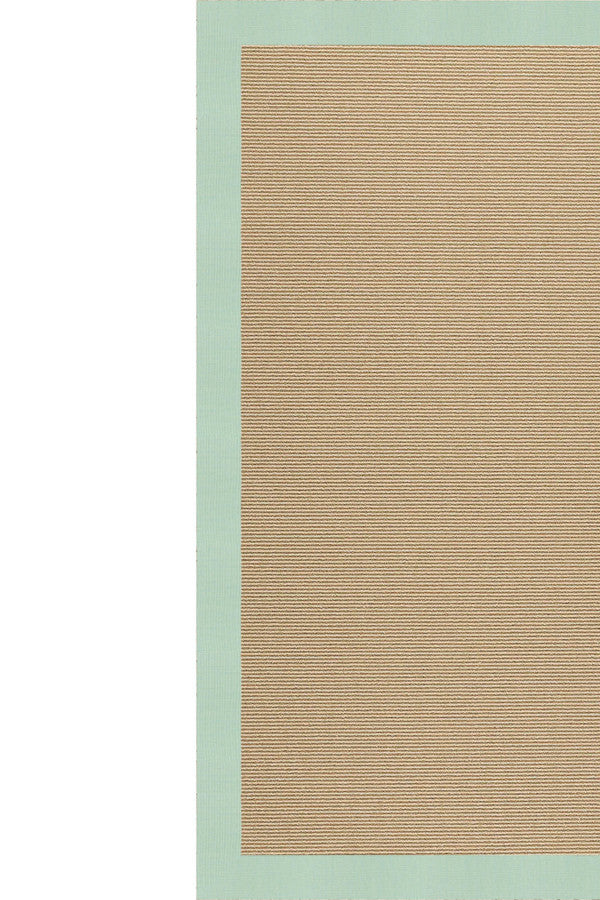 Creative Concepts-Sisal Canvas Spa Blue Area Rug