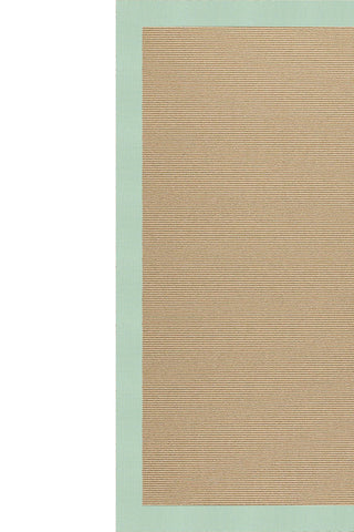 Creative Concepts-Sisal Canvas Spa Blue Area Rug