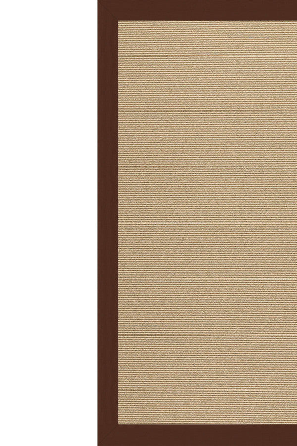 Creative Concepts-Sisal Canvas Bay Brown Area Rug