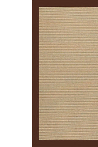 Creative Concepts-Sisal Canvas Bay Brown Area Rug