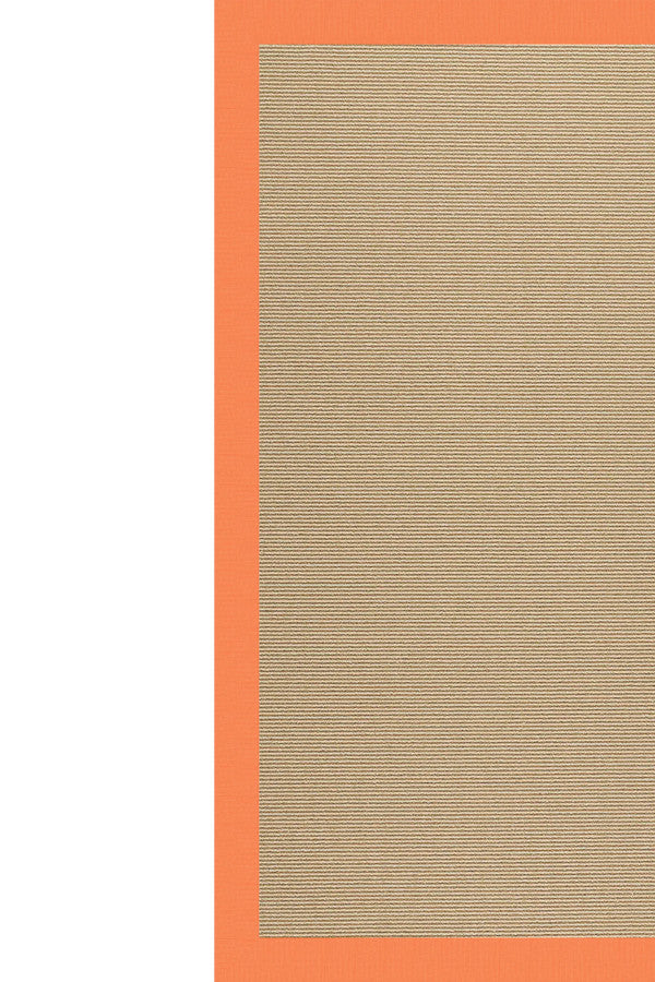 Creative Concepts-Sisal Canvas Tangerine Area Rug