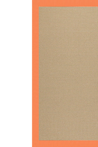 Creative Concepts-Sisal Canvas Tangerine Area Rug