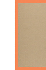 Creative Concepts-Sisal Canvas Tangerine Area Rug