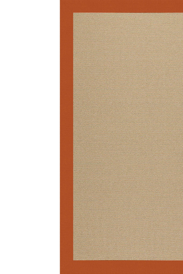 Creative Concepts-Sisal Canvas Rust Area Rug