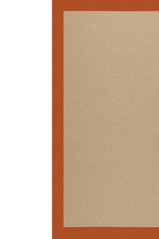 Creative Concepts-Sisal Canvas Rust Area Rug