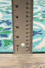 100% Polypropylene Vintage  Indoor/Outdoor Area Rug