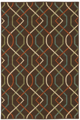 100% Polypropylene Vintage  Indoor/Outdoor Area Rug