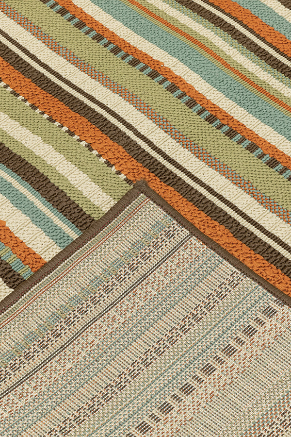 100% Polypropylene Vintage  Indoor/Outdoor Area Rug