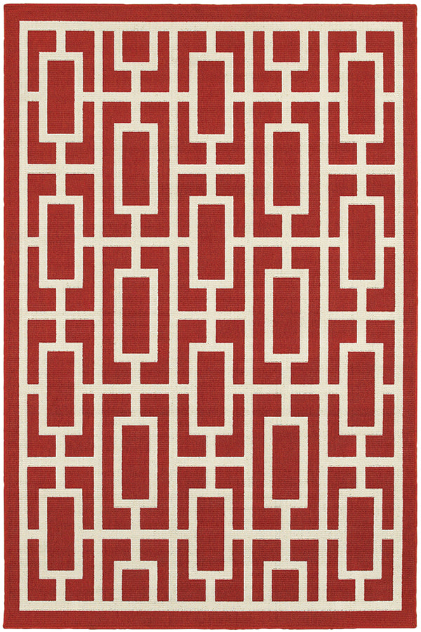 100% Polypropylene Vintage  Indoor/Outdoor Area Rug