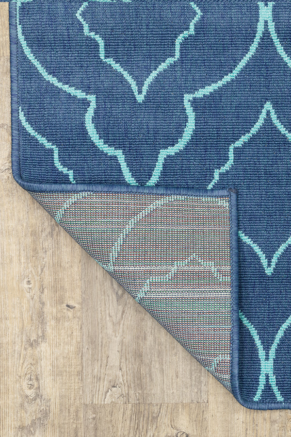 100% Polypropylene Vintage  Indoor/Outdoor Area Rug