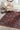 Karachi KAR-1 Burgundy Runner Rug – 100% Polyester Indoor Printed Non-Slip Rug
