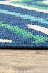 100% Polypropylene Vintage  Indoor/Outdoor Area Rug
