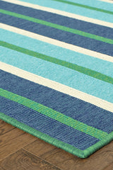 100% Polypropylene Nautical  Indoor/Outdoor Area Rug