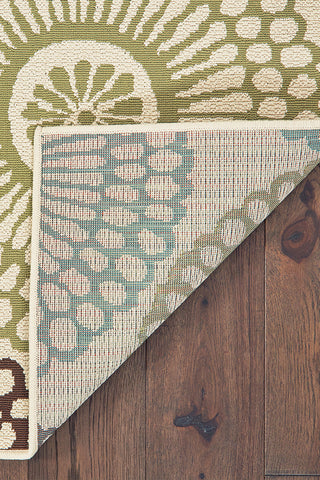 100% Polypropylene Vintage  Indoor/Outdoor Area Rug