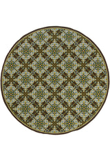 100% Polypropylene Vintage  Indoor/Outdoor Area Rug