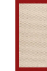 Creative Concepts-Sugar Mtn. Canvas Jockey Red Area Rug