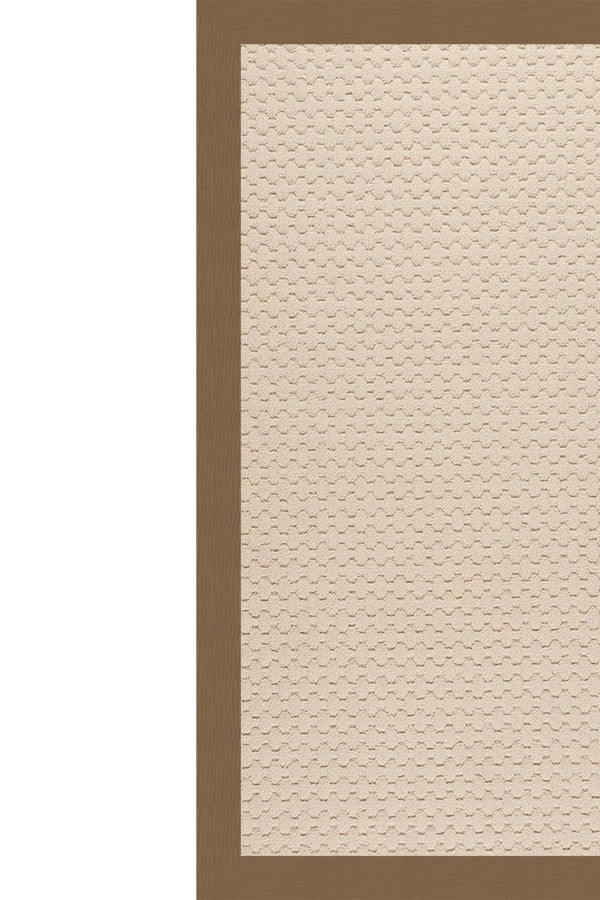 Creative Concepts-Beach Sisal Canvas Cocoa Area Rug