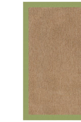 Islamorada-Basketweave Canvas Citron Area Rug