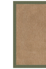 Islamorada-Basketweave Canvas Fern Area Rug