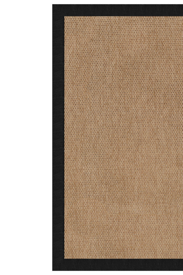 Islamorada-Basketweave Classic Black Area Rug