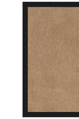 Islamorada-Basketweave Classic Black Area Rug